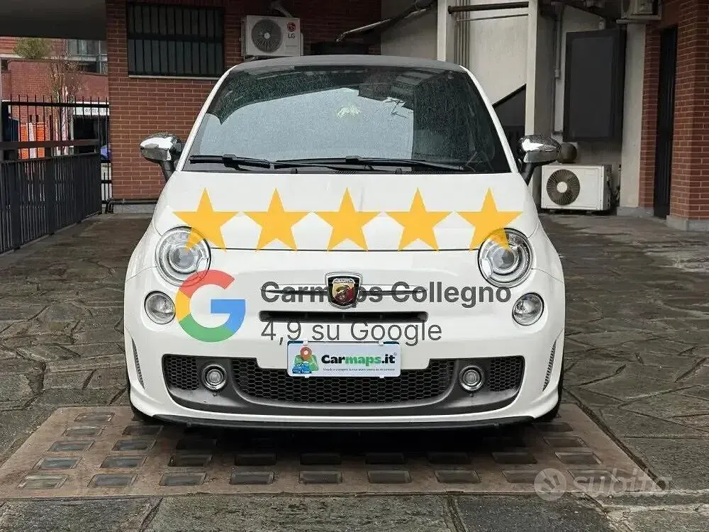 Usata Abarth 595C Competizione 160 CV (117 kW) 2013 Bianco Cabrio