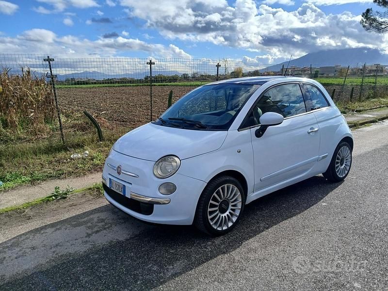Usata Fiat 500 Lounge 69 CV (50 kW) 2007 Blu Berlina