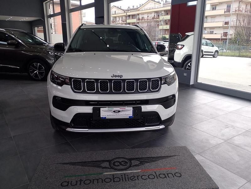 Bianco Usata 2022 Jeep Compass Limited SUV | 18.500 € (Ottimo prezzo) - Immagine 1/4