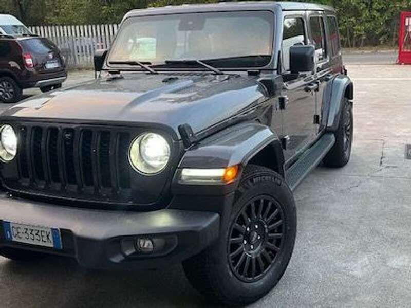 Usata Jeep Wrangler Unlimited 379 CV (278 kW) 2021 Grigio antracite SUV