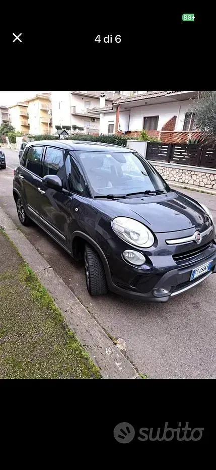 Usata Fiat 500L Trekking 95 CV (69 kW) 2015 Grigio Monovolume