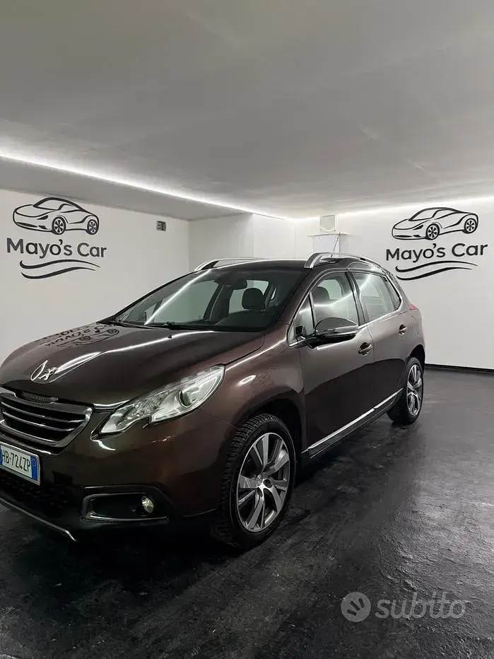 Usata Peugeot 2008 92 CV (67 kW) 2014 Rosso SUV