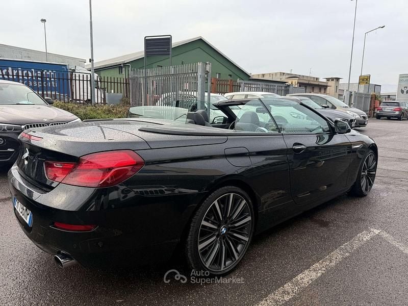 Usata BMW 640 Cabriolet 313 CV (230 kW) 2017 Nero Cabrio