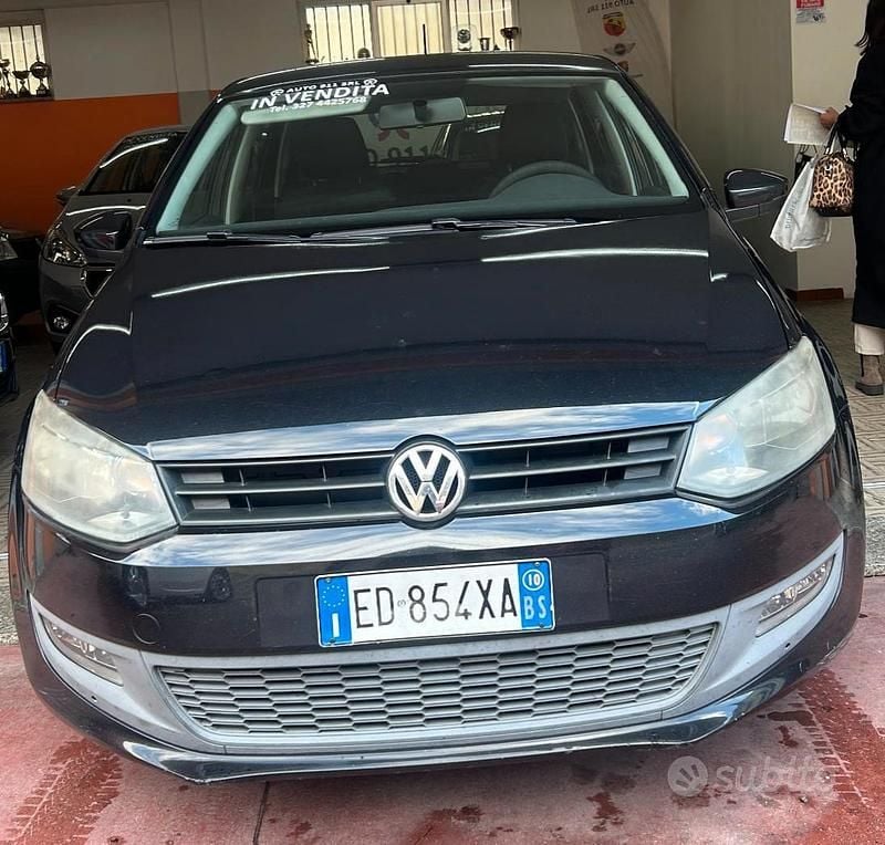 Usata VW Polo Trendline 60 CV (44 kW) 2010 Nero Utilitaria