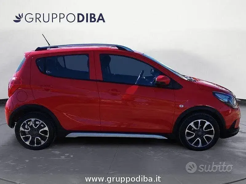 Usata Opel Karl Rocks 75 CV (55 kW) 2017 Rosso Utilitaria