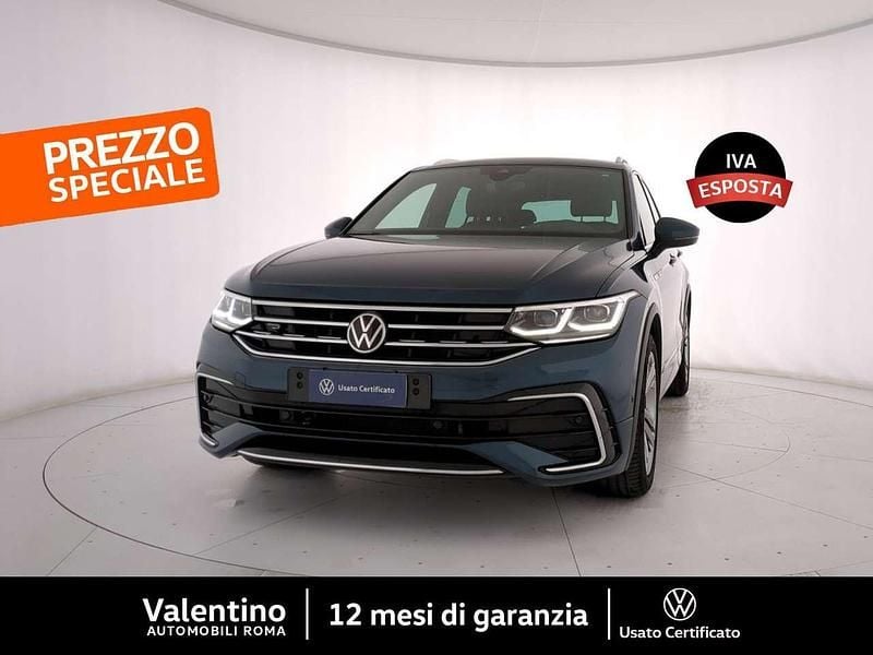 Usata VW Tiguan R-line 150 CV (110 kW) 2021 Blu SUV
