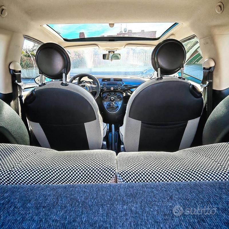 Usata Fiat 500 Lounge 69 CV (50 kW) 2014 Nero Utilitaria