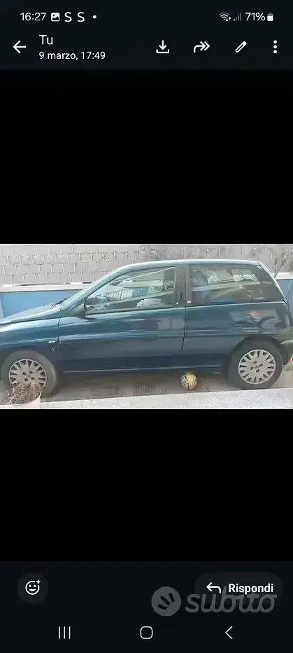 Usata Lancia Ypsilon 54 CV (39 kW) 2002 Blu Utilitaria