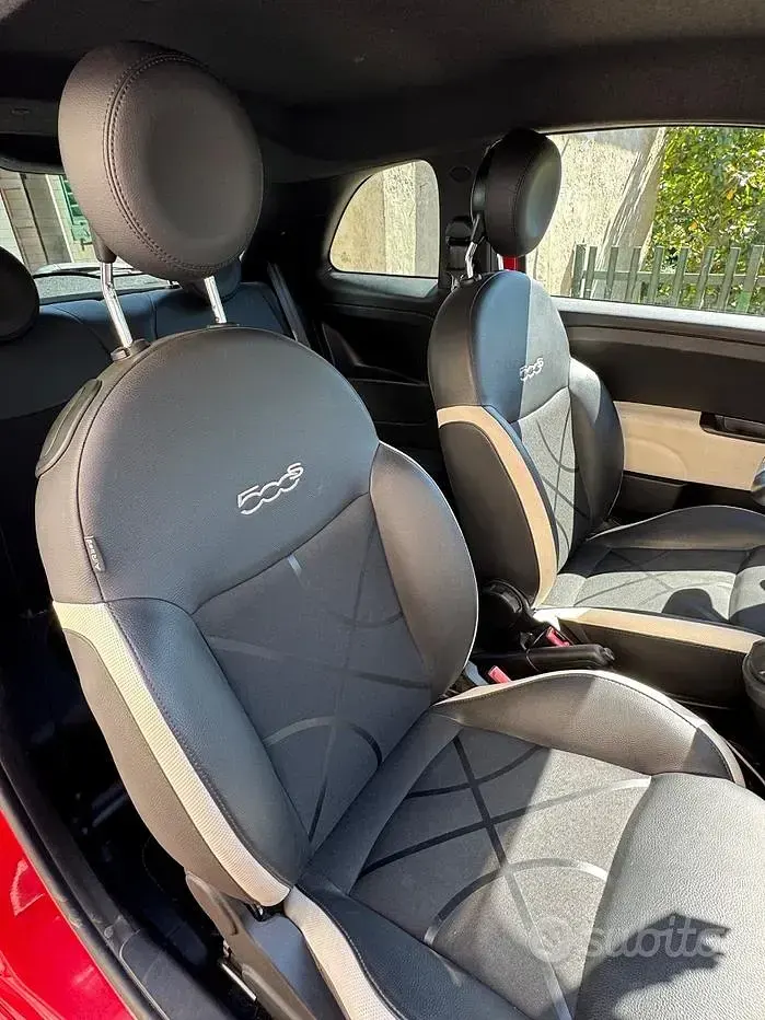 Usata Fiat 500S 69 CV (50 kW) 2018 Rosso Utilitaria