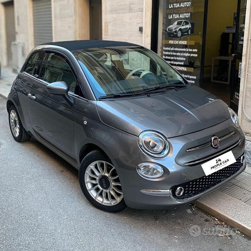 Usata Fiat 500C Lounge 95 CV (69 kW) 2011 Grigio Cabrio