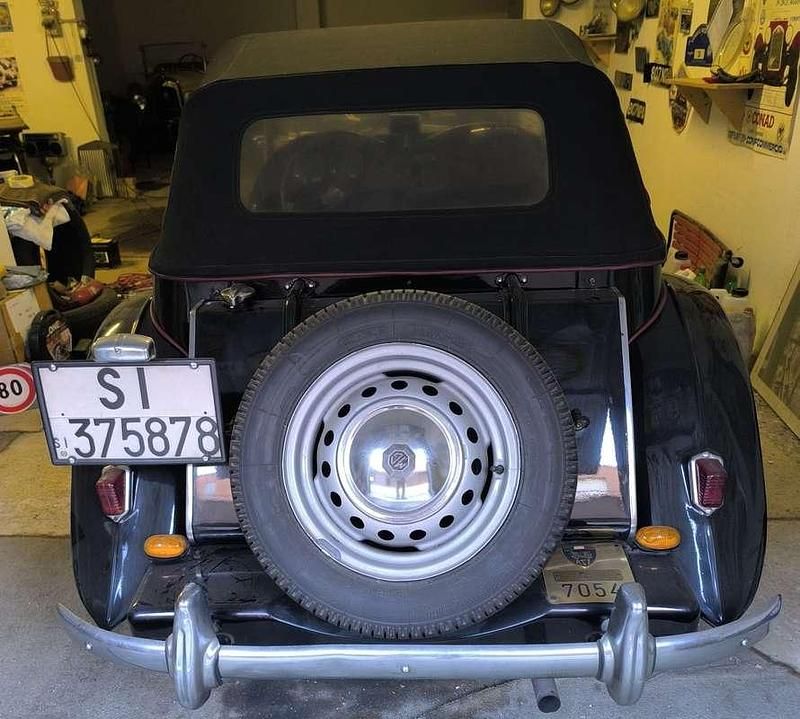 Usata MG TD 75 CV (55 kW) 1961 Nero Cabrio