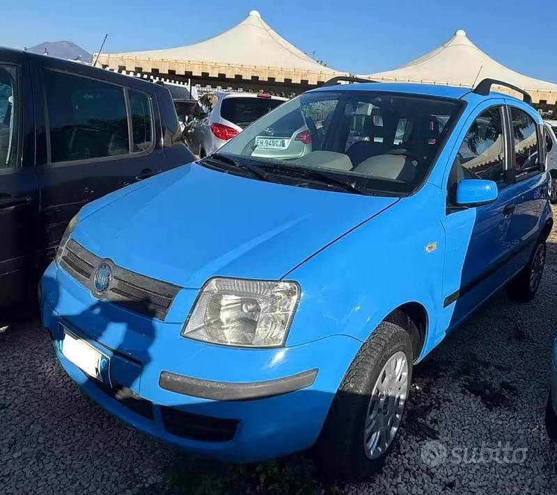 Gebraucht Fiat Panda 4x4 60 PS (44 kW) 2009 Blau Kleinwagen