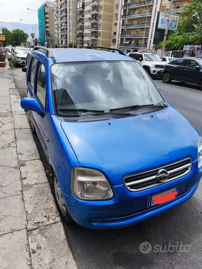 Usata Opel Agila 58 CV (42 kW) 2002 Bluazzurro Monovolume