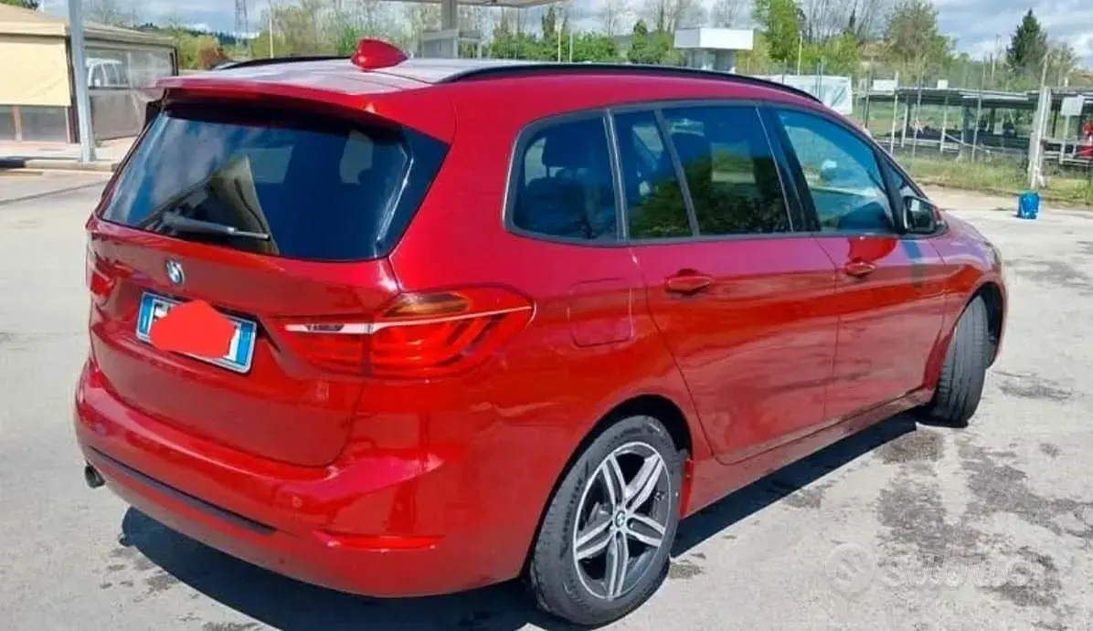 Usata BMW 216 Gran Tourer 116 CV (85 kW) 2015 Rosso Monovolume