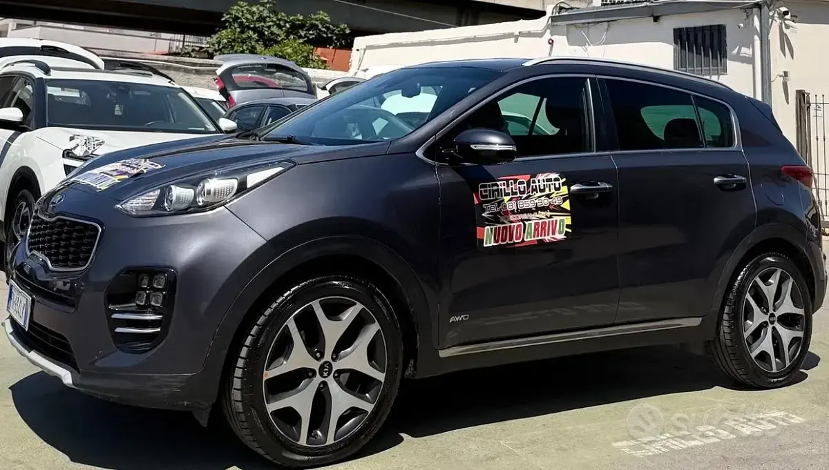 Usata Kia Sportage GT-Line 185 CV (136 kW) 2018 Grigio SUV