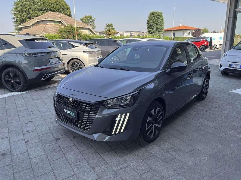 Nuova Peugeot 208 Active 56 kW (77 CV) 2025 Grigio selenium Utilitaria