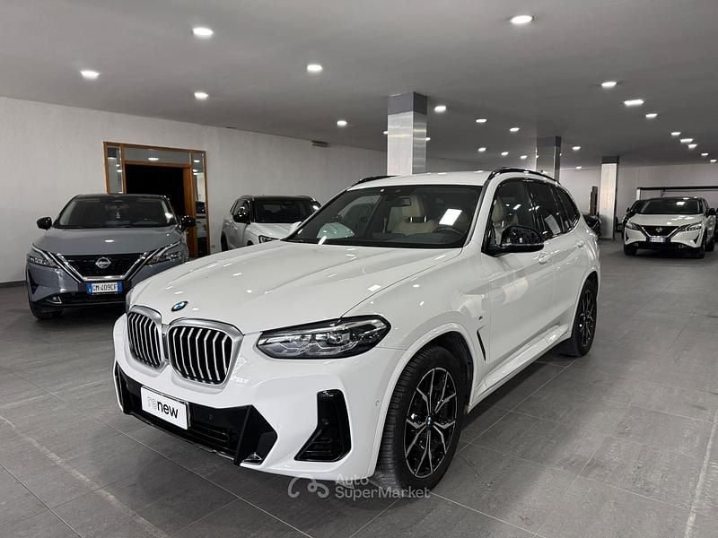 Usata BMW X3 M Sport 190 CV (139 kW) 2022 Bianco SUV