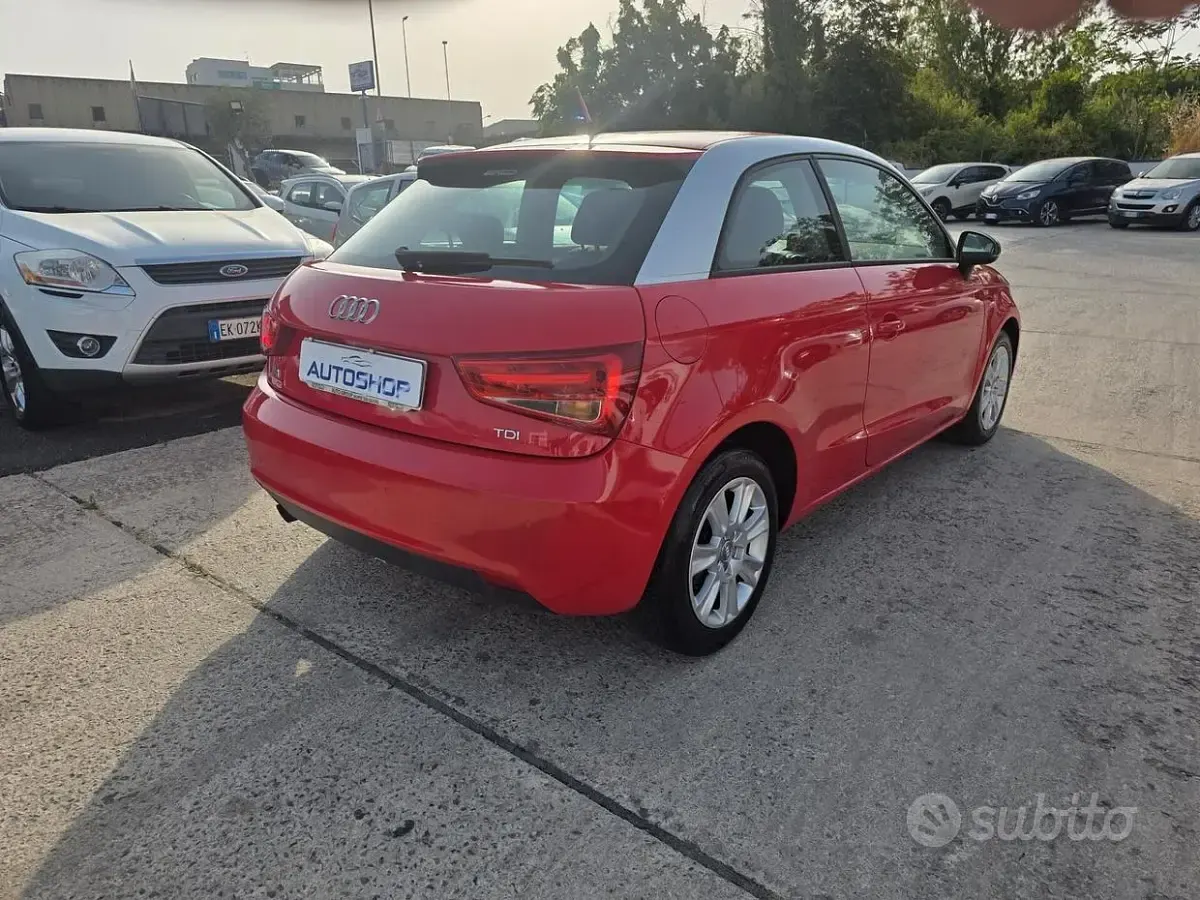 Usata Audi A1 Admired 90 CV (66 kW) 2013 Rosso Utilitaria