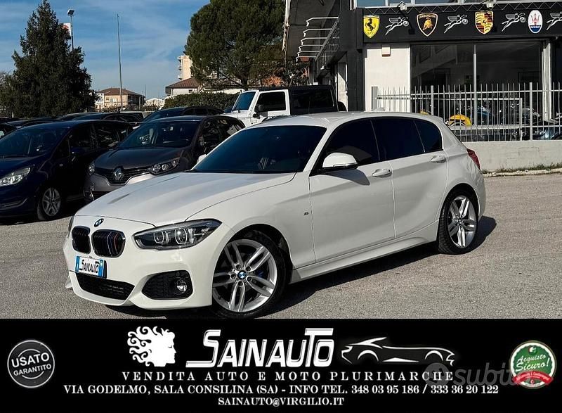 Usata BMW 118 M Sport 150 CV (110 kW) 2017 Bianco Utilitaria