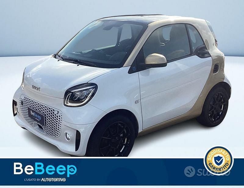 Bianco pastello Usata 2020 Smart ForTwo Electric Drive Pulse Berlina | 12.500 € (Buon prezzo) - Immagine 1/3