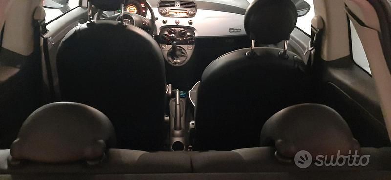 Usata Fiat 500 Lounge 75 CV (55 kW) 2007 Bianco Utilitaria