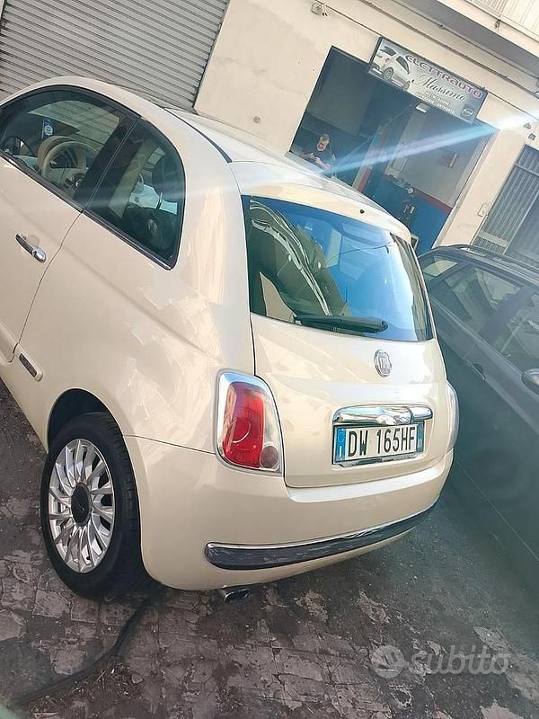 Usata Fiat 500 75 CV (55 kW) 2010 Bianco Berlina
