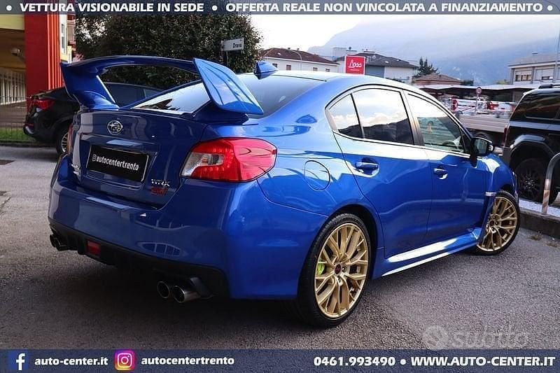 Usata Subaru WRX STI 300 CV (220 kW) 2018 Blu Berlina