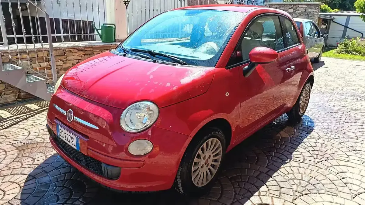 Usata Fiat 500 69 CV (50 kW) 2010 Rosso Berlina