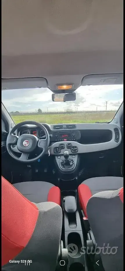 Usata Fiat Panda 85 CV (62 kW) 2013 Rosso Utilitaria