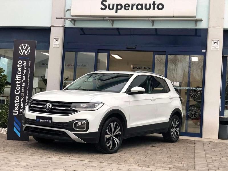 Usata VW T-Cross Advance 95 CV (69 kW) 2019 Pure white SUV