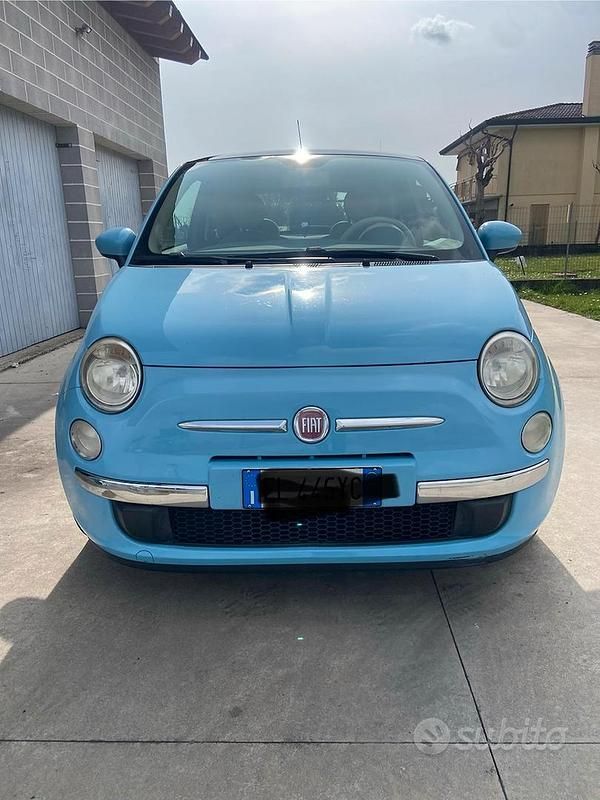 Usata Fiat 500 69 CV (50 kW) 2012 Blu Utilitaria