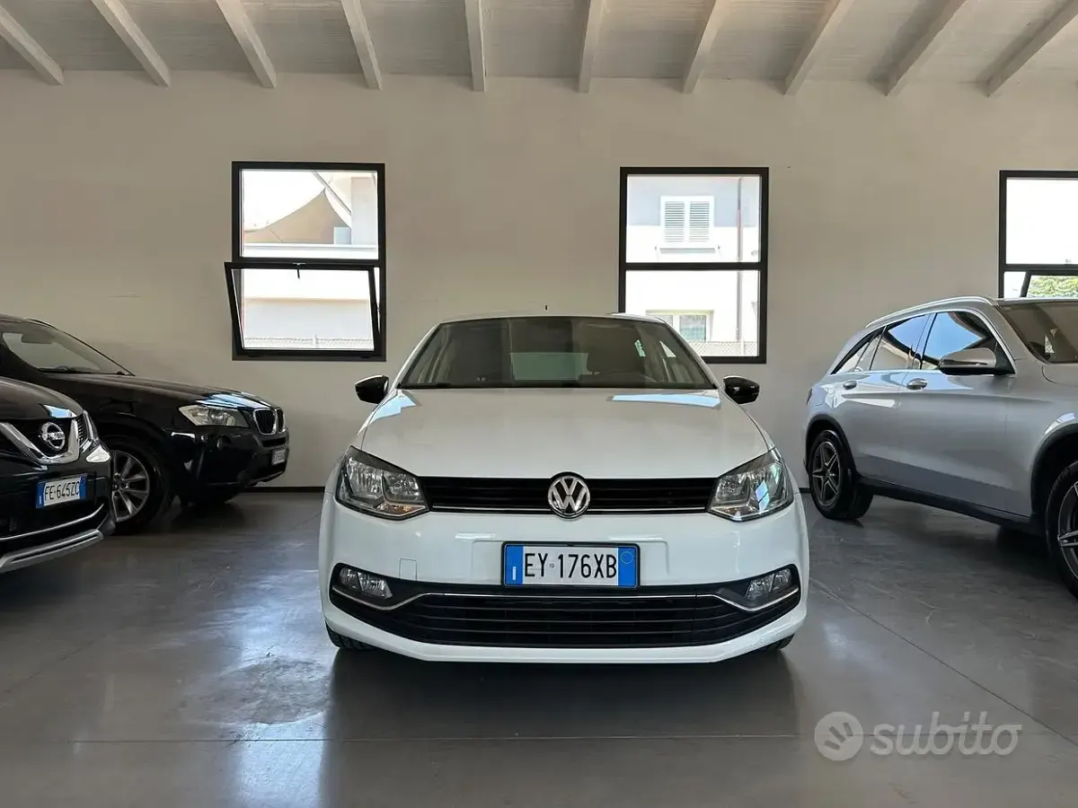 Usata VW Polo 90 CV (66 kW) 2015 Bianco Berlina