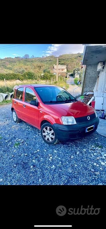Usata Fiat Panda 2008 Rosso Furgone