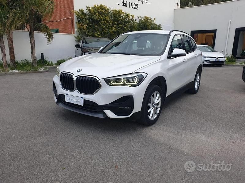 Usata BMW X1 Advantage 150 CV (110 kW) 2020 Bianco pastello SUV