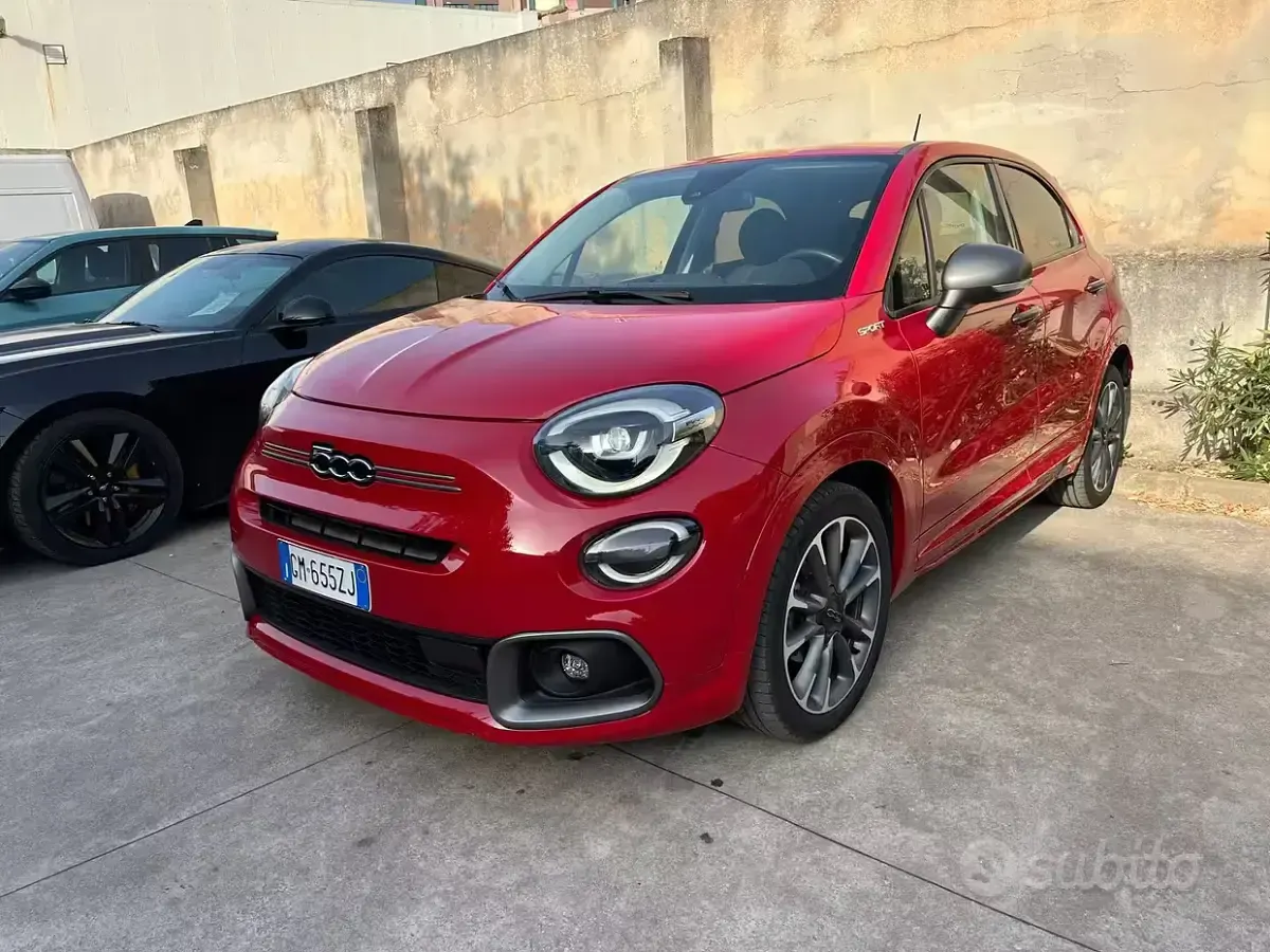 Usata Fiat 500X Sport 120 CV (88 kW) 2023 Rosso SUV