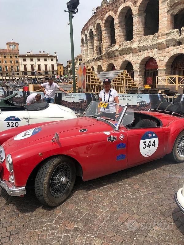 Usata MG A 1950 Rosso Cabrio