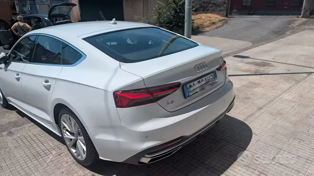 Usata Audi A5 Sportback Advanced 204 CV (150 kW) 2020 Bianco Utilitaria