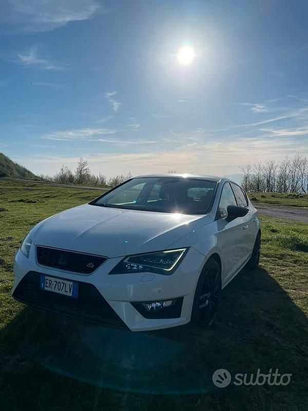 Usata Seat Leon FR 2013 Bianco Berlina