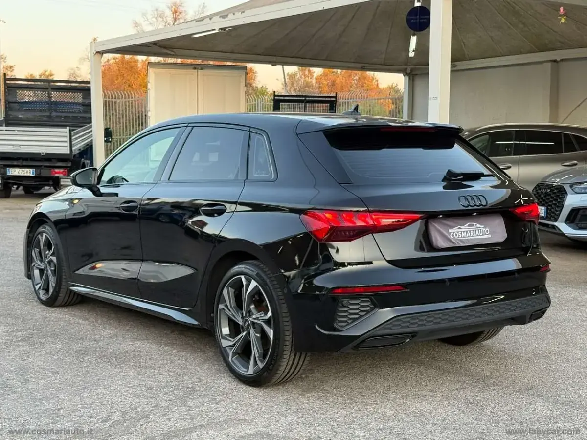 Usata Audi A3 S-line plus 116 CV (85 kW) 2021 Nero Berlina