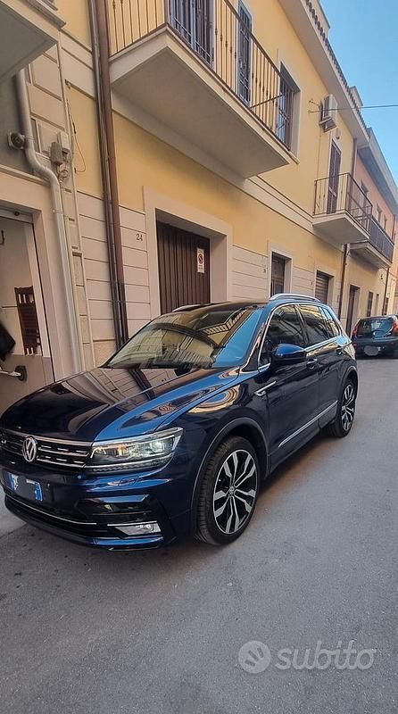 Usata VW Tiguan 190 CV (139 kW) 2017 Blu SUV