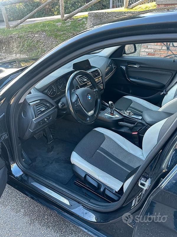 Usata BMW 118 Efficient Dynamics 150 CV (110 kW) 2017 Nero Utilitaria