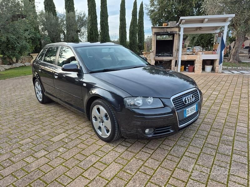 Usata Audi A3 Ambiente 140 CV (102 kW) 2007 Nero Berlina