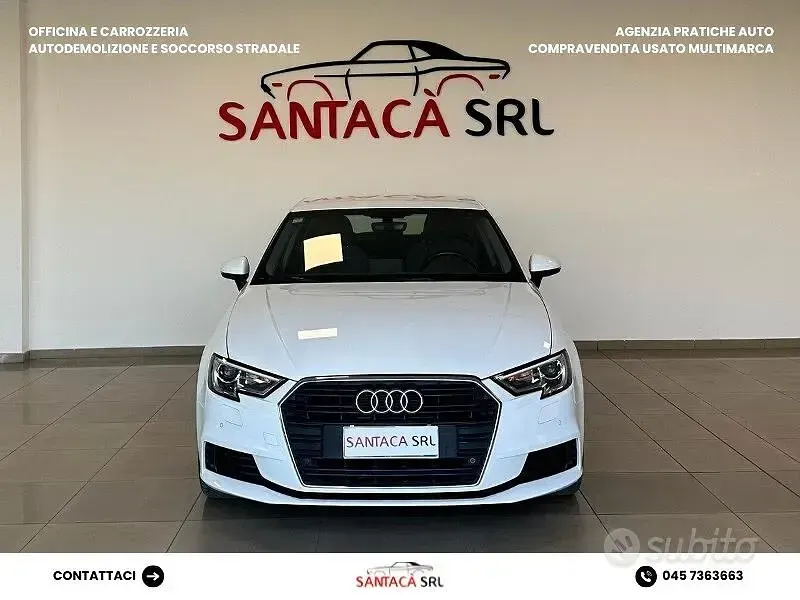 Usado Audi A3 Design 110 CV (80 kW) 2017 Blanco Berlina