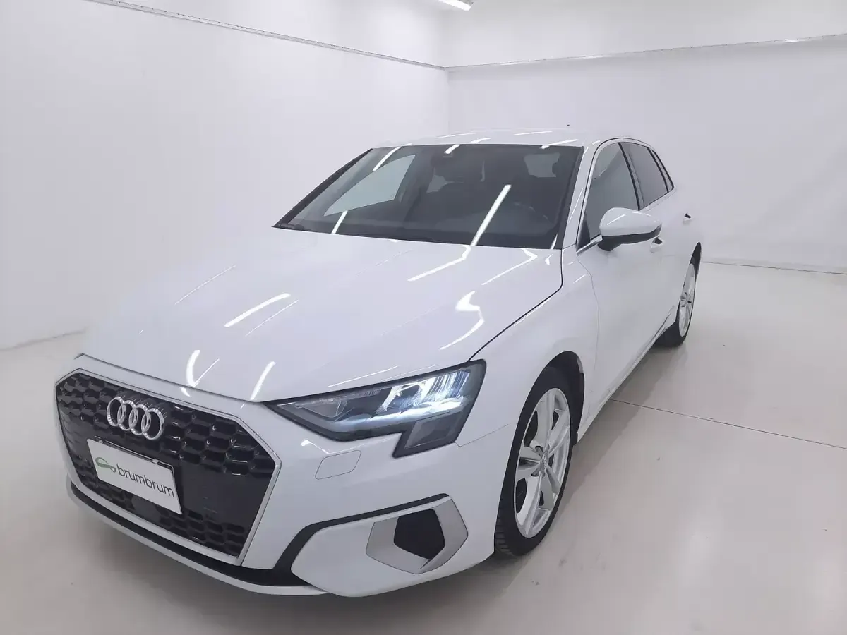 Usata Audi A3 Advanced 150 CV (110 kW) 2022 Biancobianco Berlina