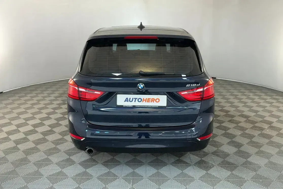Usata BMW 218 Gran Tourer 150 CV (110 kW) 2018 Blu Monovolume