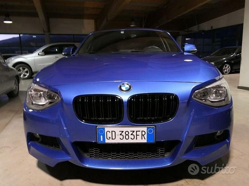 Usata BMW 118 M Sport 170 CV (125 kW) 2014 Blu Utilitaria