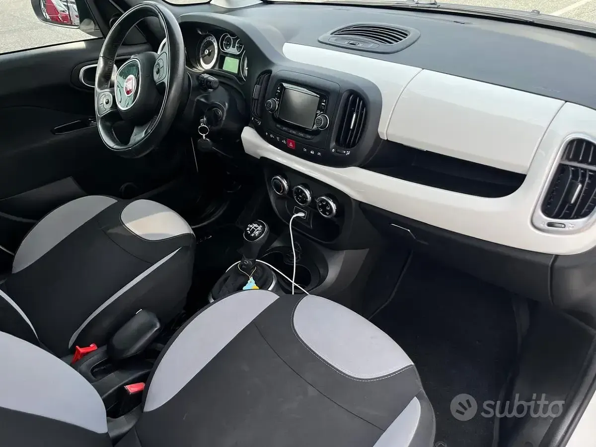 Usata Fiat 500L Pop Star 95 CV (69 kW) 2015 Bianco Monovolume