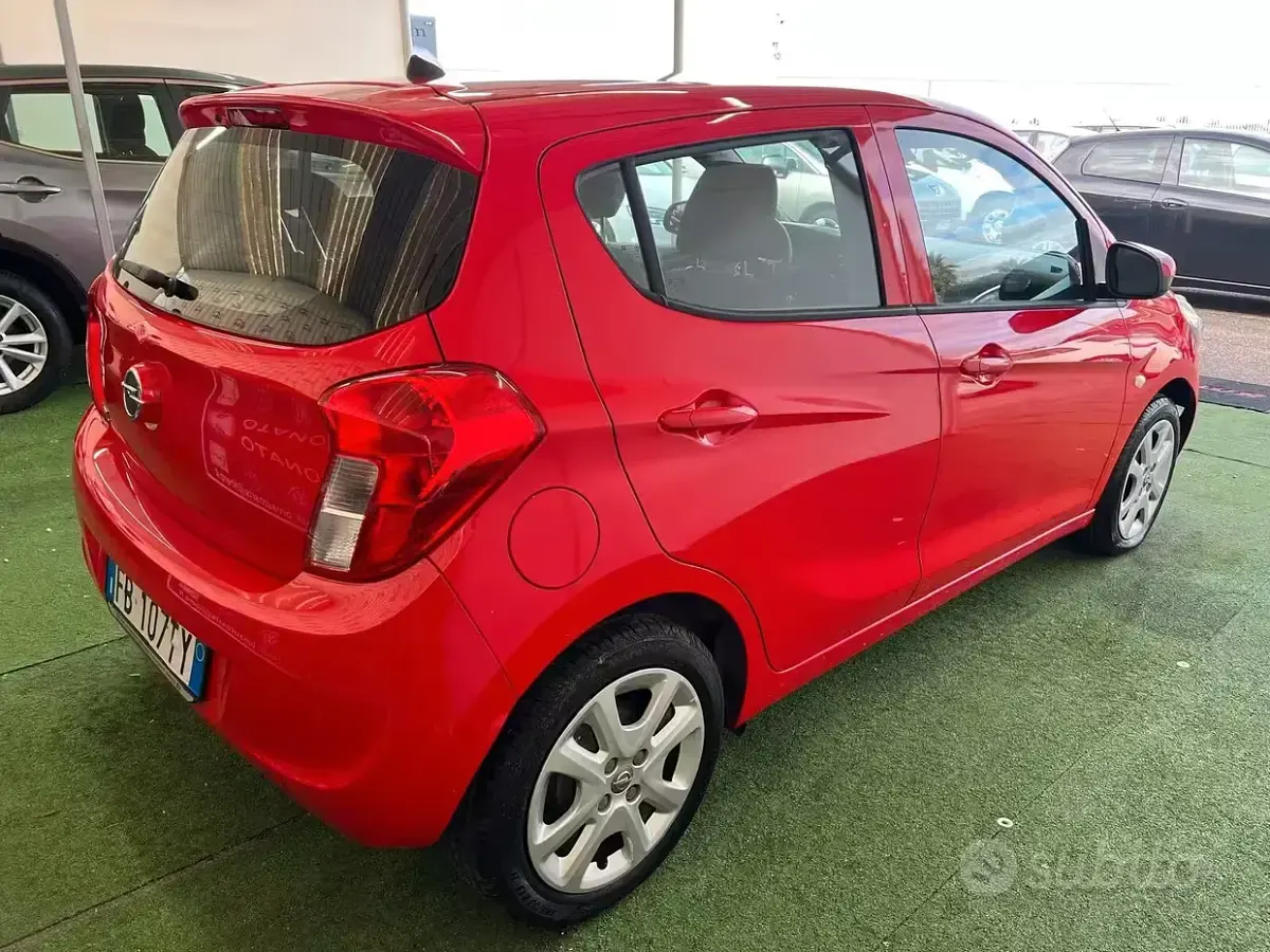 Usata Opel Karl 75 CV (55 kW) 2015 Rosso Utilitaria