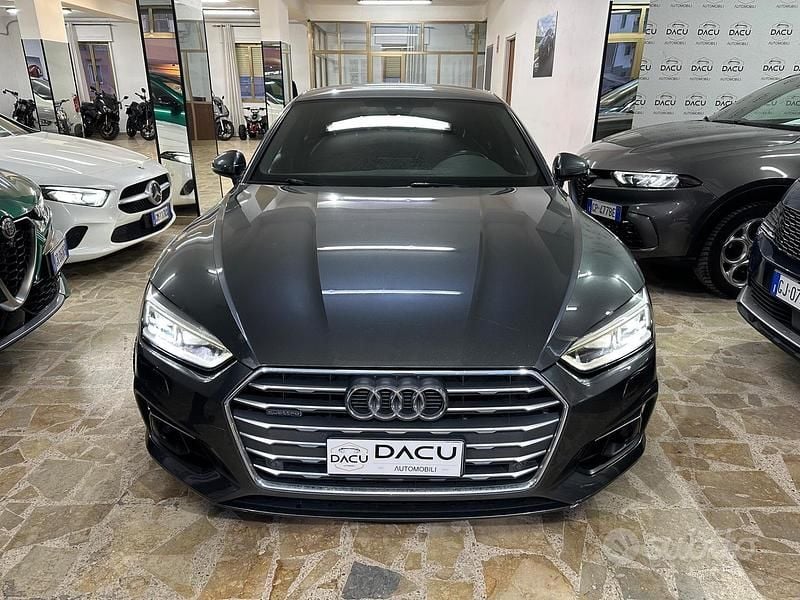 Usata Audi A5 190 CV (139 kW) 2017 Grigio Coupé