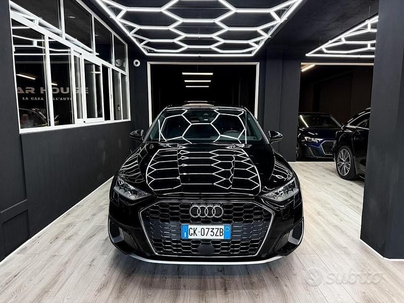Usata Audi A3 150 CV (110 kW) 2022 Nero Berlina